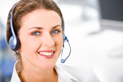Image of a call centre operator